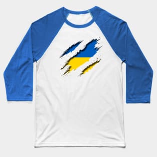 Ukraine Shredding Baseball T-Shirt